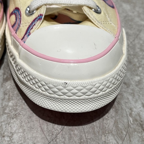 Converse Golf Chuck 70 Flames Shoes Mens Size 11 Yellow High Top Canvas Sneakers - Picture 3 of 12